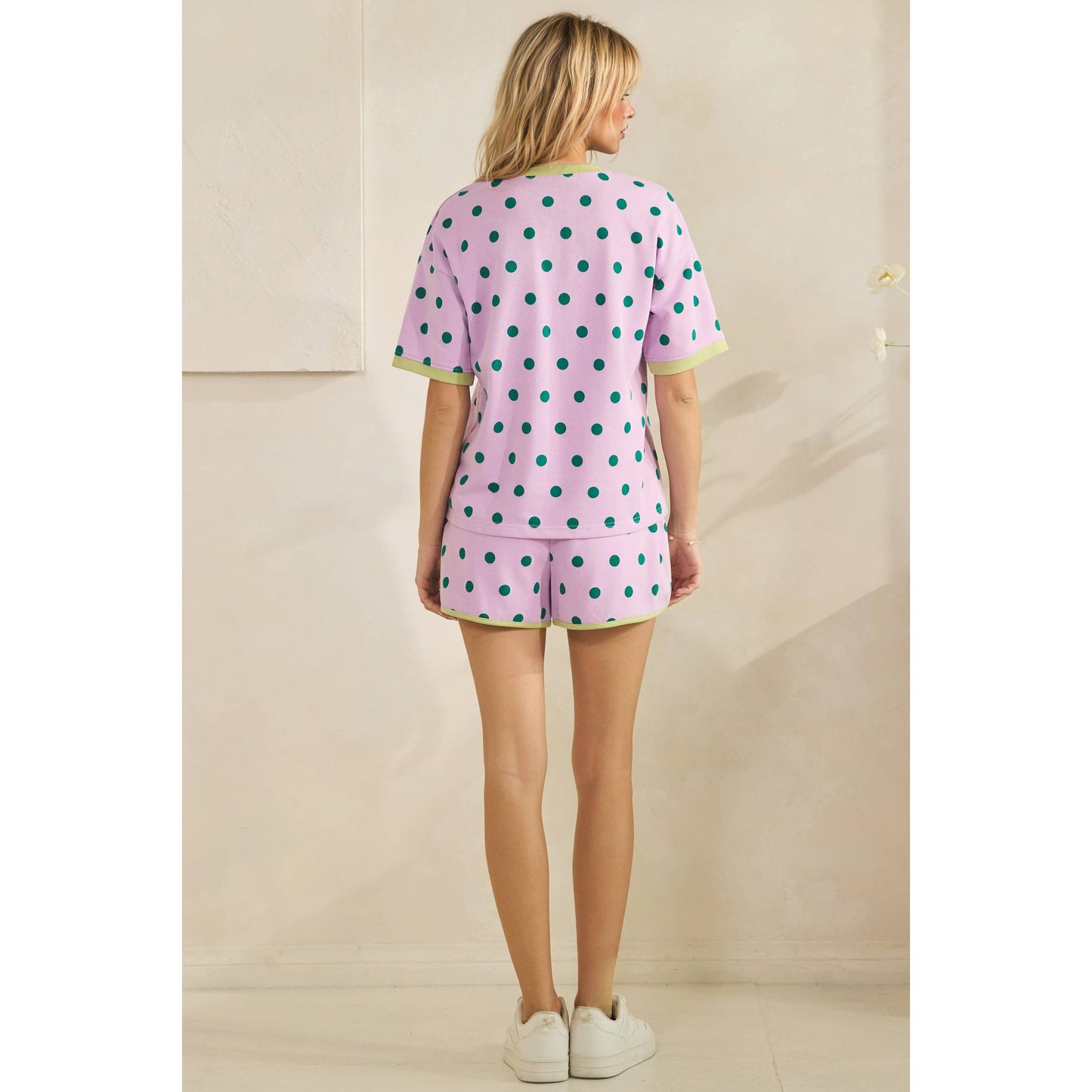 Classic Polka Dot Relaxed Lounge Set