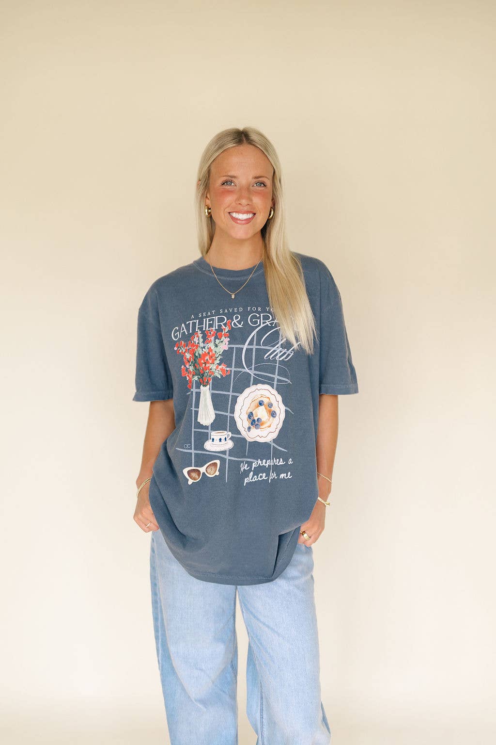 Gather and Grace Club Graphic Tee