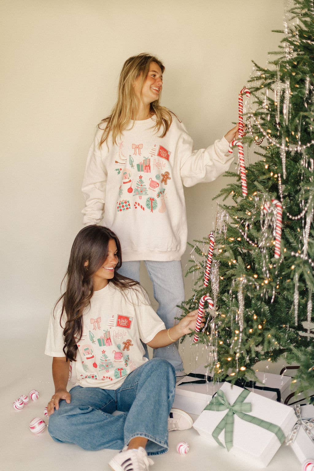 Christmas Collage Graphic Tee