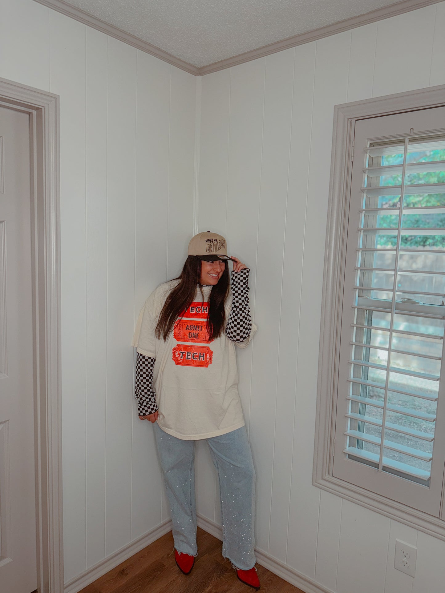 TTU Ticket Tee♥️🪩🤍🏈